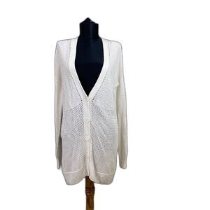 Vince Long Sleeve Button Up Cardigan Sweater women’s XS mix loose & tight knits